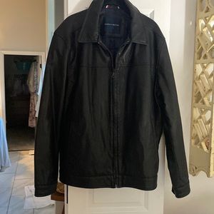 Men’s faux leather jacket by Tommy Hilfiger